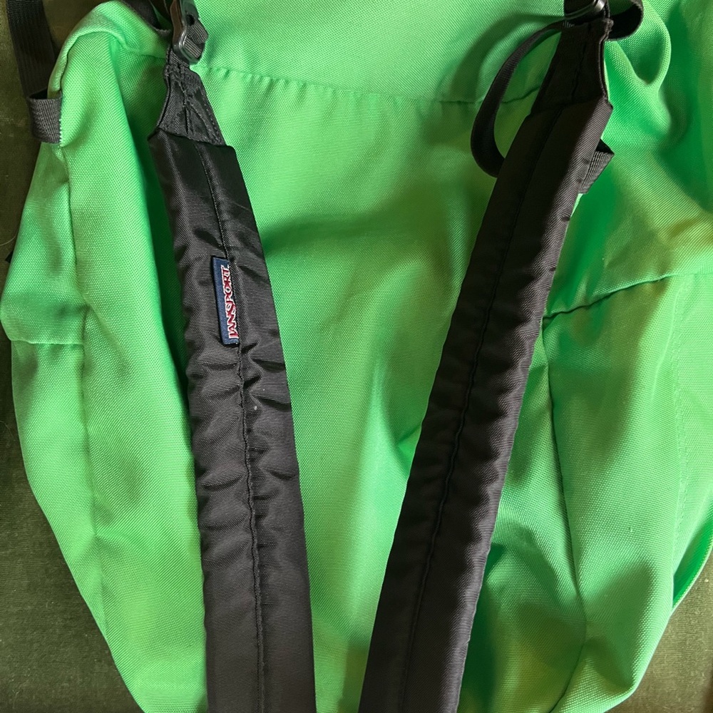 JanSport Green Classic Backpack - Vibrant Green - Picture 7 of 8